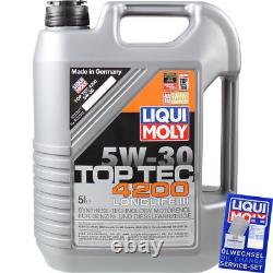 LIQUI MOLY OIL INSPECTION KIT FILTER 7L 5W-30 for Fiat Ducato Bus 250