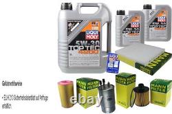 LIQUI MOLY OIL INSPECTION KIT FILTER 7L 5W-30 for Fiat Ducato Bus 250