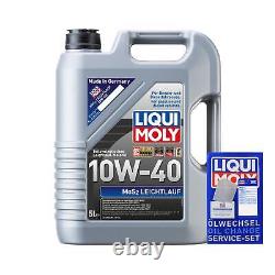 LIQUI MOLY Oil Filter Inspection Kit 5L 10W-40 for Fiat Ducato