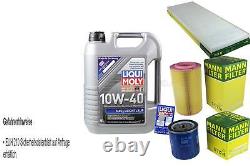 LIQUI MOLY Oil Filter Inspection Kit 5L 10W-40 for Fiat Ducato