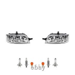 Left and Right Front Headlight Suitable for Fiat Ducato 244 + All Bulbs