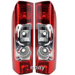 Left and Right Rear Light Kit with Bulb Suitable for Fiat Ducato