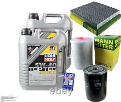 Liqui Moly 10l 5w-40 Oil - Mann-filter For Fiat Ducato Box 250 140 Natural