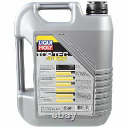 Liqui Moly 10l 5w-40 Oil - Mann-filter For Fiat Ducato Box 250 140 Natural