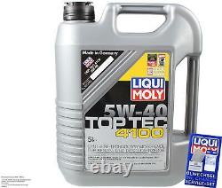 Liqui Moly 10l 5w-40 Oil - Mann-filter For Fiat Ducato Box 250 140 Natural