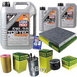 Liqui Moly 7 L 5w-30 Engine Oil + Mann-filter Fiat Ducato Select / Chassis 250