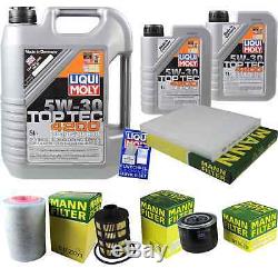 Liqui Moly 7 Liter Toptec 4200 5w-30 Oil Mann Set Engine For Fiat Ducato