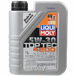 Liqui Moly 7l 5w-30 Oil Inspection Kit Filter For Fiat Ducato