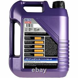 Liqui Moly 7l 5w-40 Oil Inspection Kit Filter For Fiat Ducato