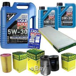 Liqui Moly 7l Date Long High Tech 5w-30 Engine Oil + Mann For Fiat Ducato