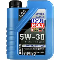 Liqui Moly 7l Date Long High Tech 5w-30 Engine Oil + Mann For Fiat Ducato