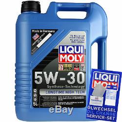 Liqui Moly 7l Date Long High Tech 5w-30 Engine Oil + Mann For Fiat Ducato