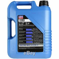 Liqui Moly 7l Date Long High Tech 5w-30 Engine Oil + Mann For Fiat Ducato