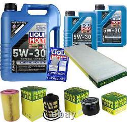 Liqui Moly 7l Date Long High Tech 5w-30 Engine Oil + Mann-filter Fiat Ducato