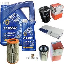 MAHLE Control Kit 6 L MANNOL Classic 10W-40 for Fiat Ducato