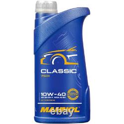 MAHLE Control Kit 6 L MANNOL Classic 10W-40 for Fiat Ducato
