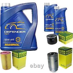 MANN-FILTER Inspection Kit 7L MANNOL Defender 10W-40 for Fiat Ducato Case
