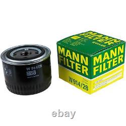 MANN-FILTER Inspection Kit 7L MANNOL Defender 10W-40 for Fiat Ducato Case