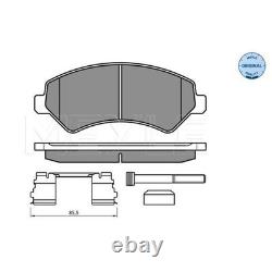 MEYLE Front Brake Set Suitable for Fiat Ducato Peugeot Boxer Citroen MEYLE Front Brake Set Suitable for Fiat Ducato Peugeot Boxer Citroen