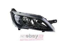 Main Headlights Suitable for Black Fiat Ducato 250 2014 with LED TFL Kit