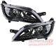 Main Headlights Sw Suitable For Fiat Ducato Black 250 2014 With Led Tfl Kit