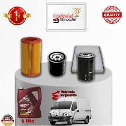 Maintenance Kit + Oil Filters Fiat Ducato II 2.0 JTD 62KW 84HP From 2002-2006