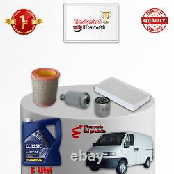 Maintenance Kit and Oil Filters Fiat Ducato II 2.0 I. E. 80KW 110CV 2001