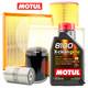 Maintenance Kit For Fiat Ducato 244 2.0 Jtd 4 Filters + 6lt Motul 5w40 Oil