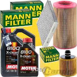 Man Inspection Kit + 6L Motul 5W-30 Oil Suitable for Fiat Ducato 115 2.0 D