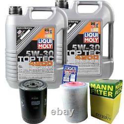 Moly 10l 5w-30 Oil Inspection Liquid Kit Filter For Fiat Ducato
