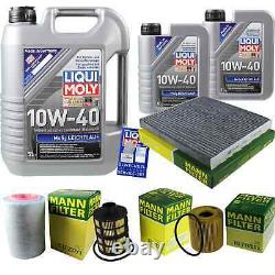 Moly 7l 10w-40 Oil Liquid Inspection Kit Filter For Fiat Ducato
