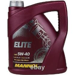 Oil Engine 7l Mannol Elite 5w-40 + Mann-filter Fiat Ducato Bus 250 120