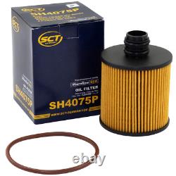 Oil Filter Kit 5W-30 6 Liter + Drain Plug for Fiat Ducato Bus 115 2.0