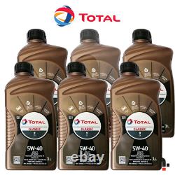Oil change kit for Fiat Ducato 2.8 JTD 15Q Li + 4 filters & 6L Total 5W40 oil