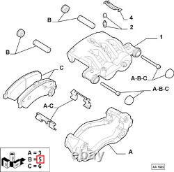 Original Brake Caliper Repair Kit Fiat Ducato 230 244 250 77364046