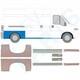 Peugeot Boxer Citro&euml;n Jumper Ducato 1994-2006 Long Wheelbase 8-piece Repair Panel Kit