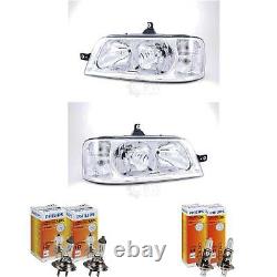 Phare Halogen Kit Fiat Ducato (244) Year Fab. 04/02- H7/h1 With Flashing