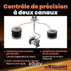 Pneumatic Suspension Kit with Dual Pressure Gauge for Fiat Ducato 1994-2024 4000KG