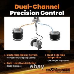 Pneumatic Suspension Kit with Dual Pressure Gauge for Fiat Ducato 1994-2024 4000KG