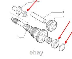 Primary Shaft Bearing Kit. FIAT Ducato 250 Peugeot Citroen 5-Speed 1611557680