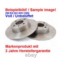 Rear Brake Discs and Pads for Fiat Ducato Chassis 250 - Choose/Select