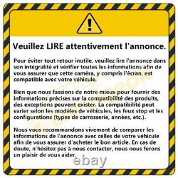 Rear Camera Kit 3rd Night Vision for Fiat Ducato Citroën Jumper Peugeot