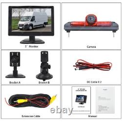 Rear Camera Kit with 5 Inch Screen for Citroën Jumper Fiat Ducato Peugeot Boxer