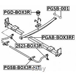 Rear leaf spring silent block kit for FIAT DUCATO