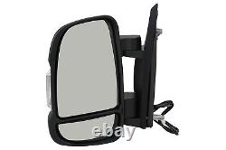 Rearview Mirror Kit Suitable for Fiat Ducato 250 251 07/06- Left and Right Black