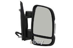 Rearview Mirror Kit Suitable for Fiat Ducato 250 251 07/06 - Left and Right Black