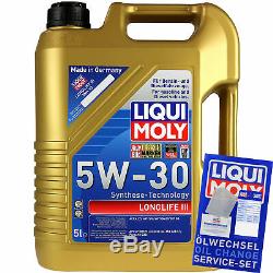 Revision On Oil Filters Liqui Moly 5w-30 10l Fiat
