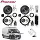 Set Of 4 Pioneer Ts-fiat-ducato 2-way Speakers For Fiat Ducato Since 2006