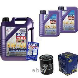 Sketch Inspection Filter Oil Liqui Moly 7l 5w-40 For Fiat Punto Van 176l