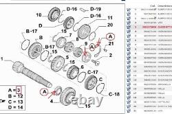 Speed Bearing Kits for Secondary Shaft for FIAT Ducato 250 6 V. 9402372858